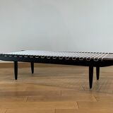 Table basse laquée noire par Georges Tigien,1960s