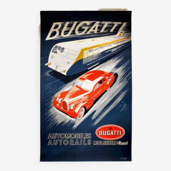 Poster Bugatti Autorails (1938)