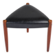 Three-Legged Teak Stool, Denmark, 1960s