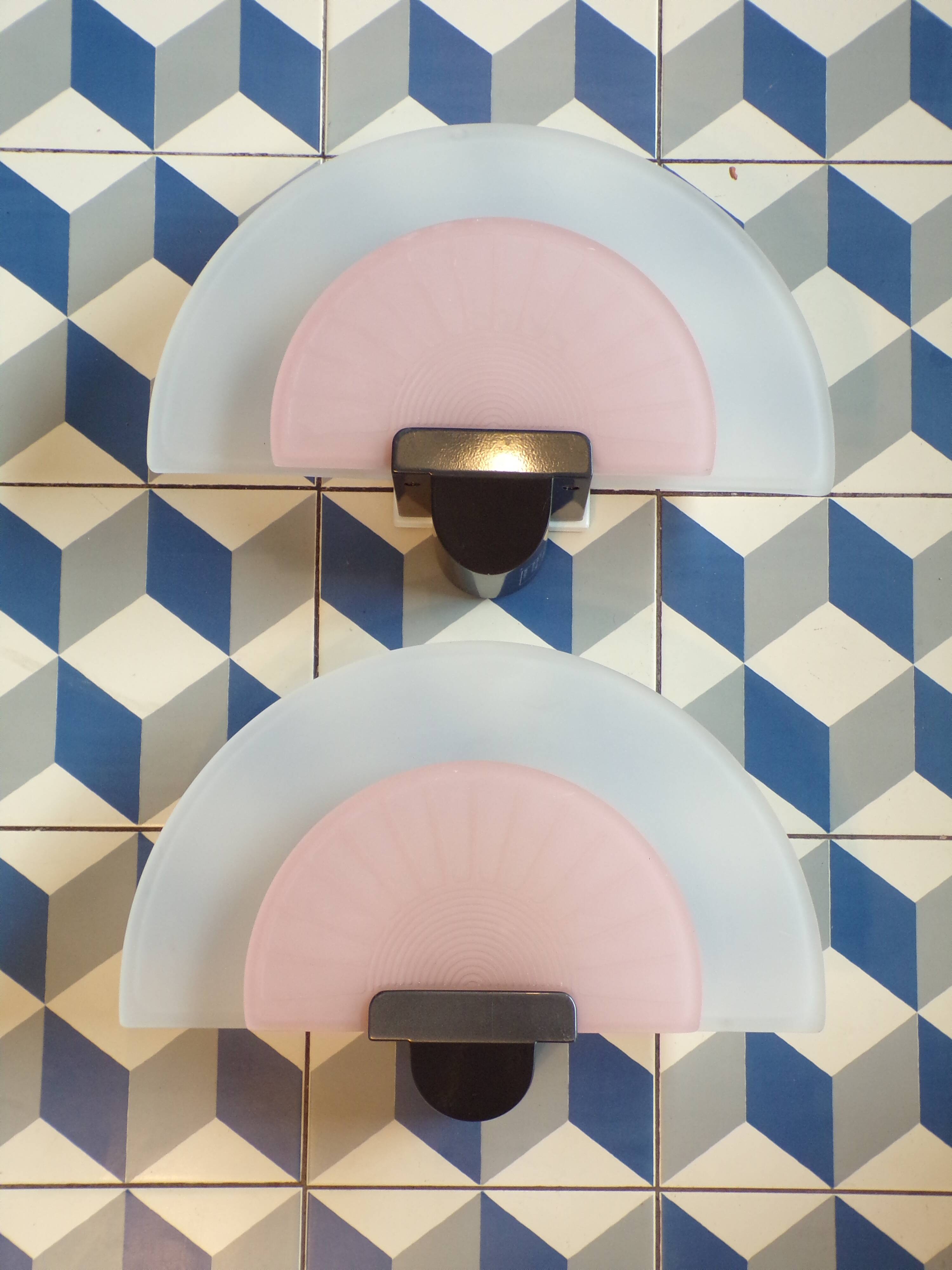 Pair of Diva wall lights by Ezio Didone for Arteluce