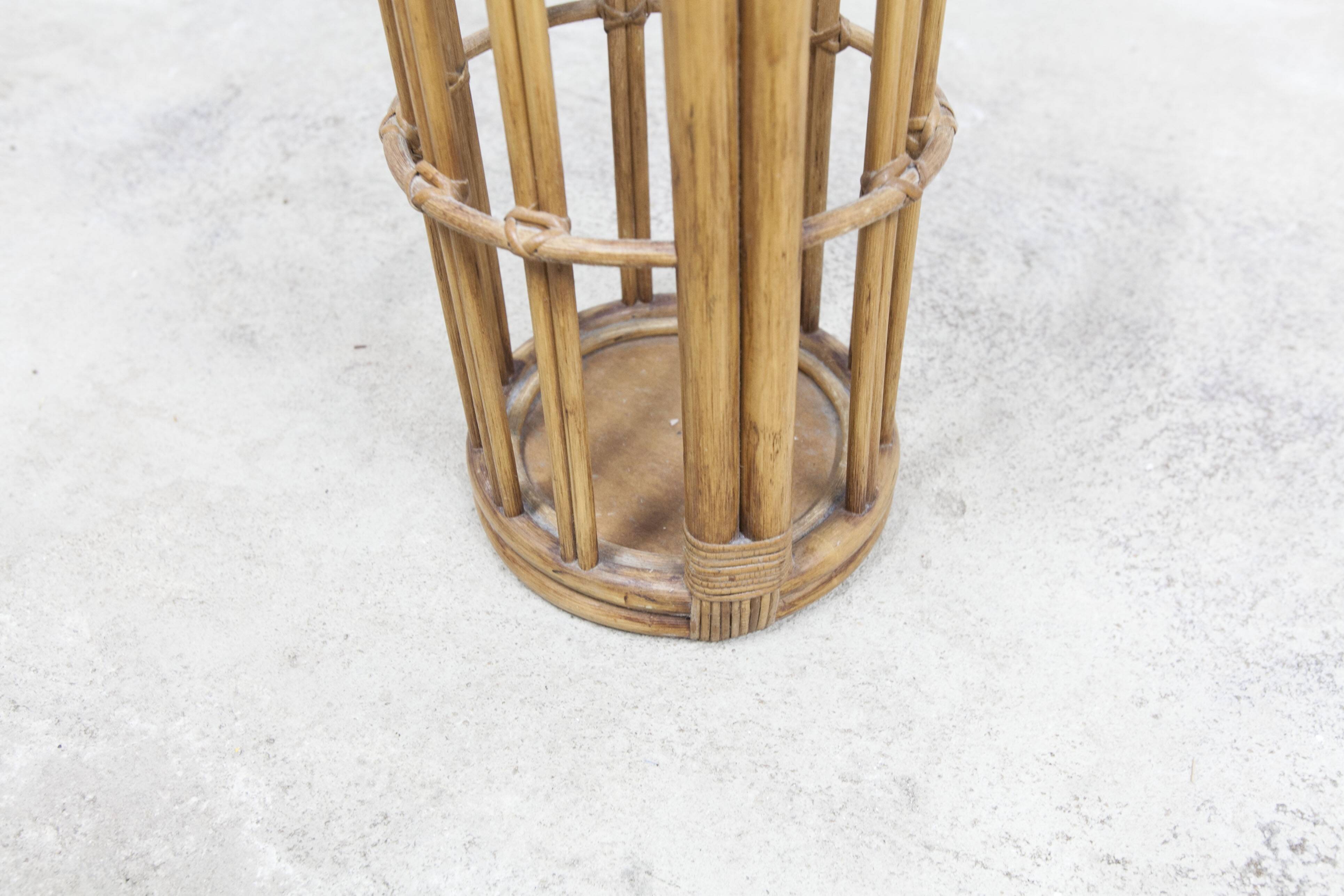 Bamboo umbrella stand 1970