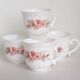 Arcopal floral coffee cups