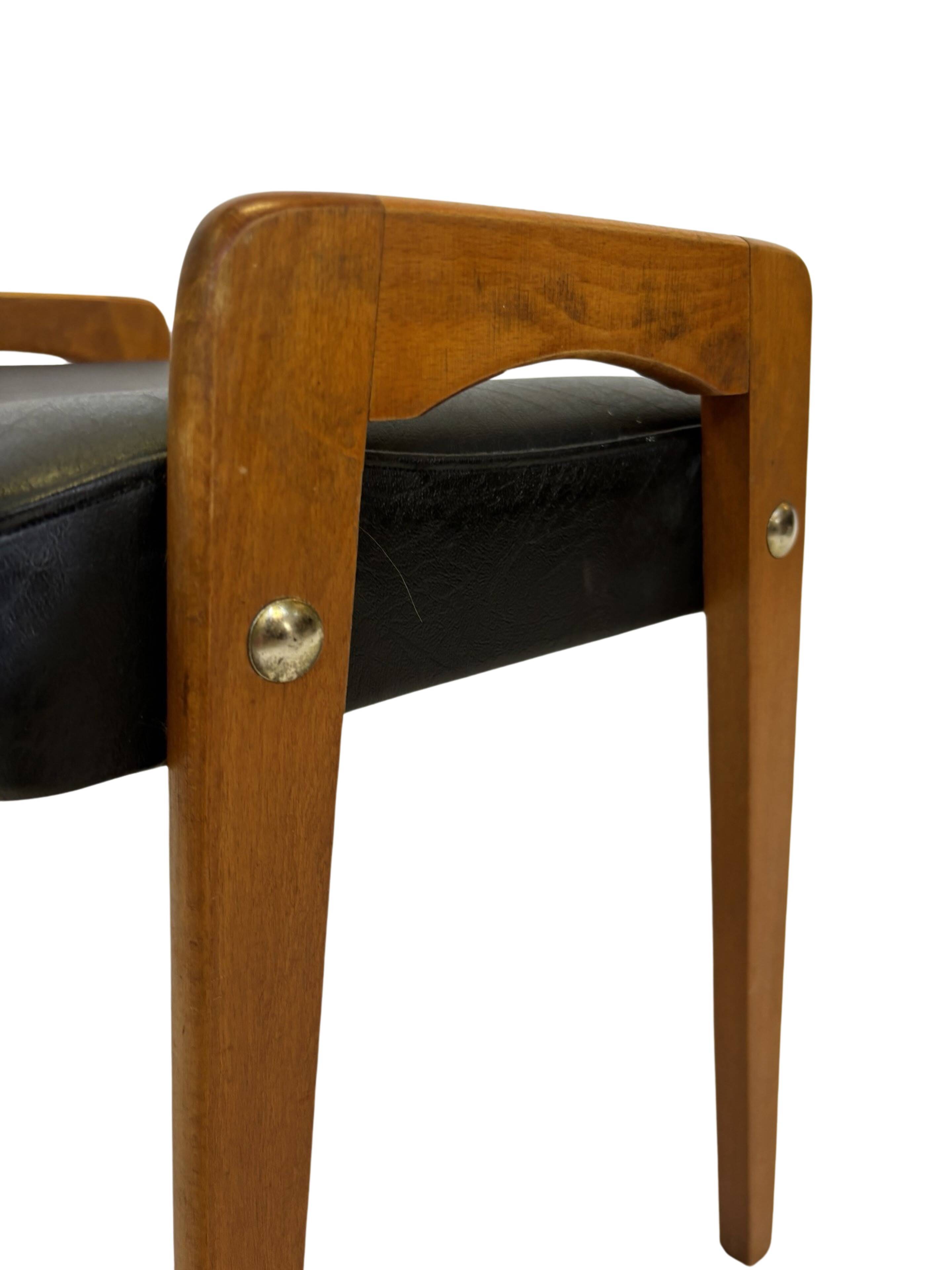 Vintage Footstool Ottoman Danish Design 1960s