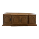 Oak enfilade sandblasted