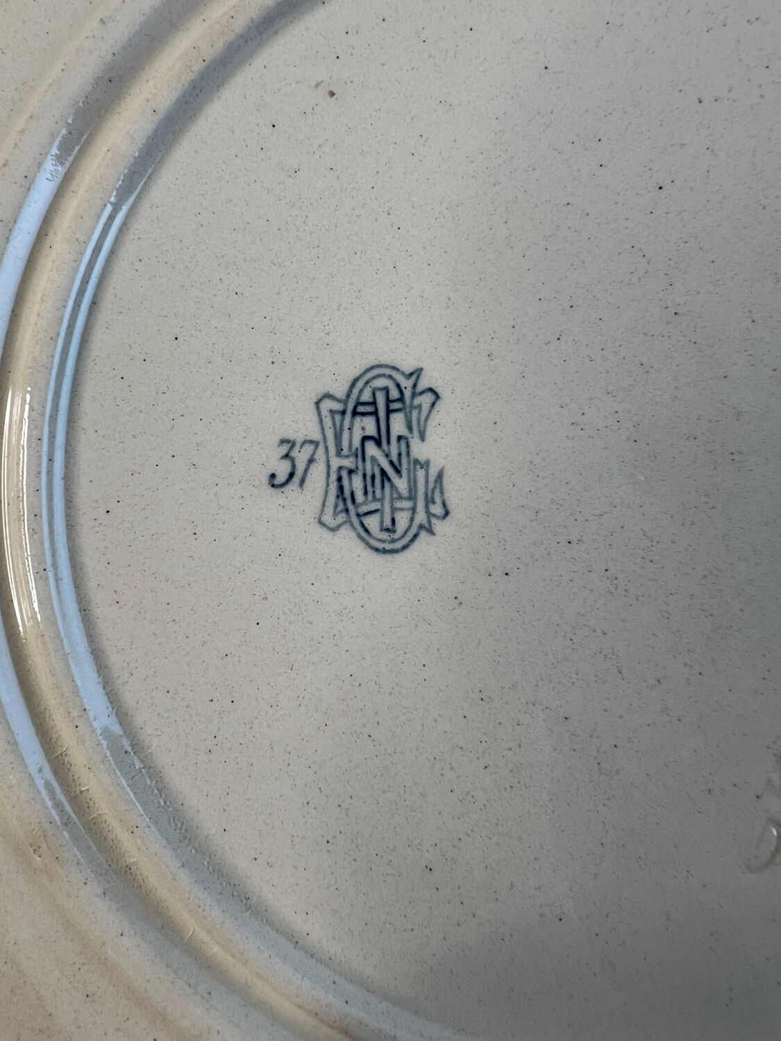 6 Gien Garland plates