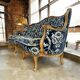 retro canapé baroque vintage