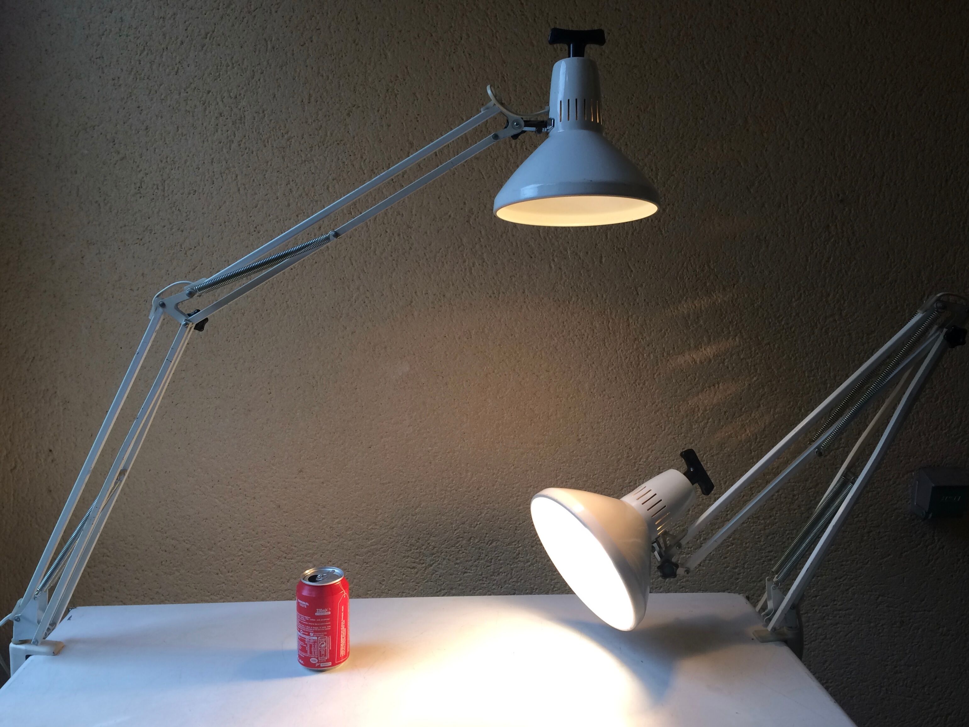 Lampe de bureau architecte atelier vintage 70s