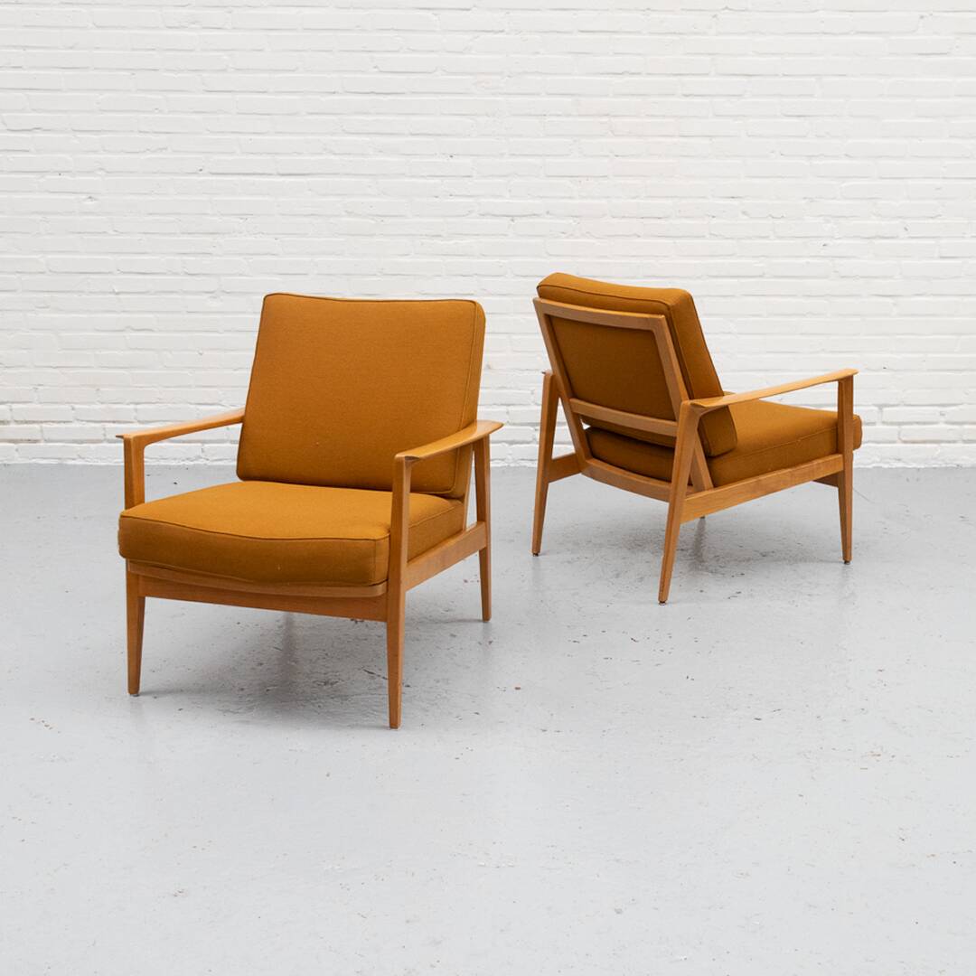 Fauteuil Walter Knoll Antimott du milieu du siècle