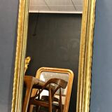 Mirror 113x59 19th century Louis-Philippe gold leaf gilding