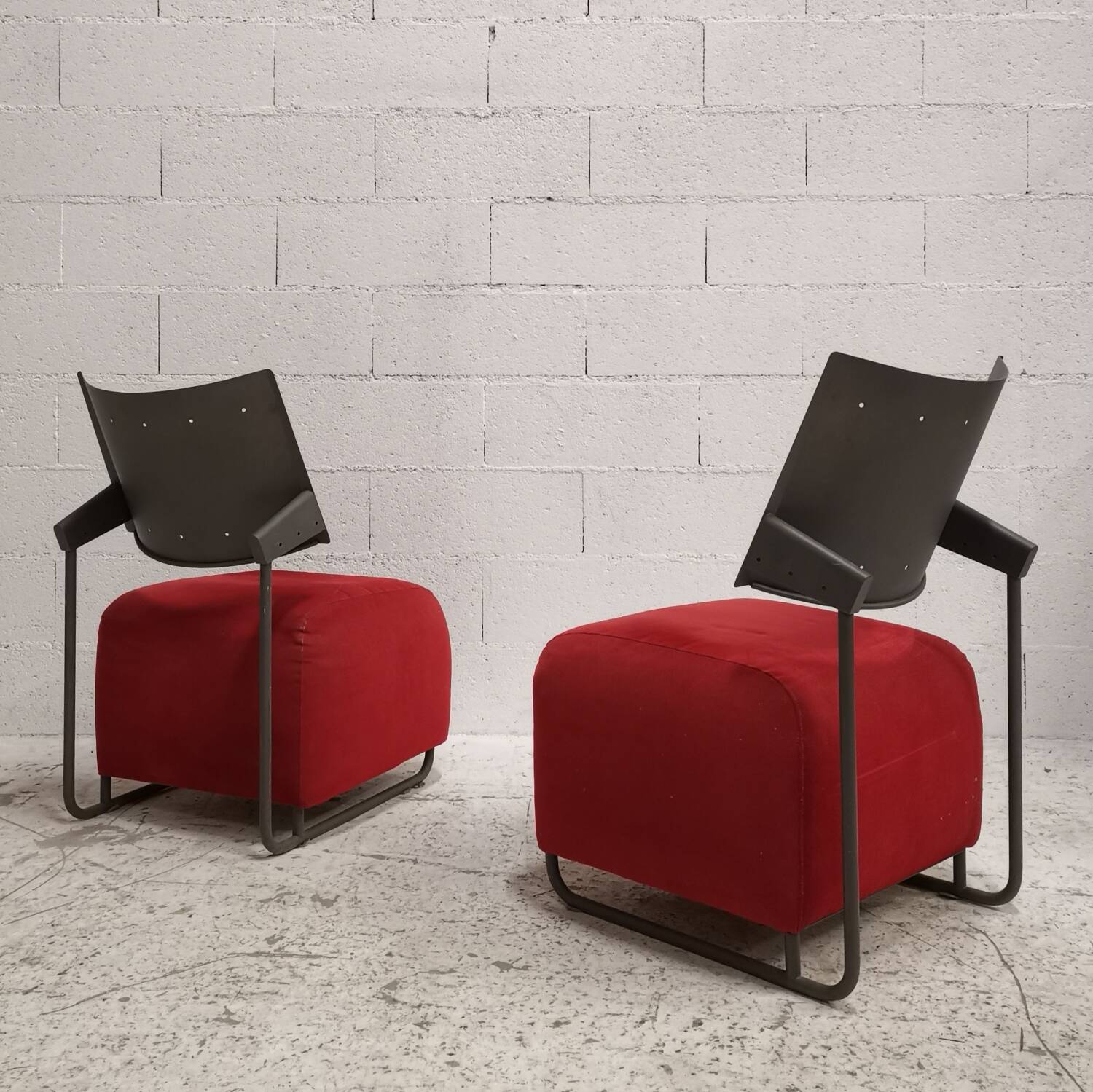Pair of Oscar armchairs, design Harri Korhonen, Inno edition, 1990