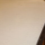Set de 3 chaises années 70 blanches et inox