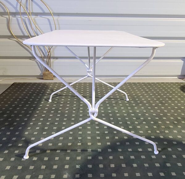 Table de Jardin en Fer Forgé, 1900s