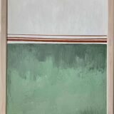 Abstract painting between two worlds