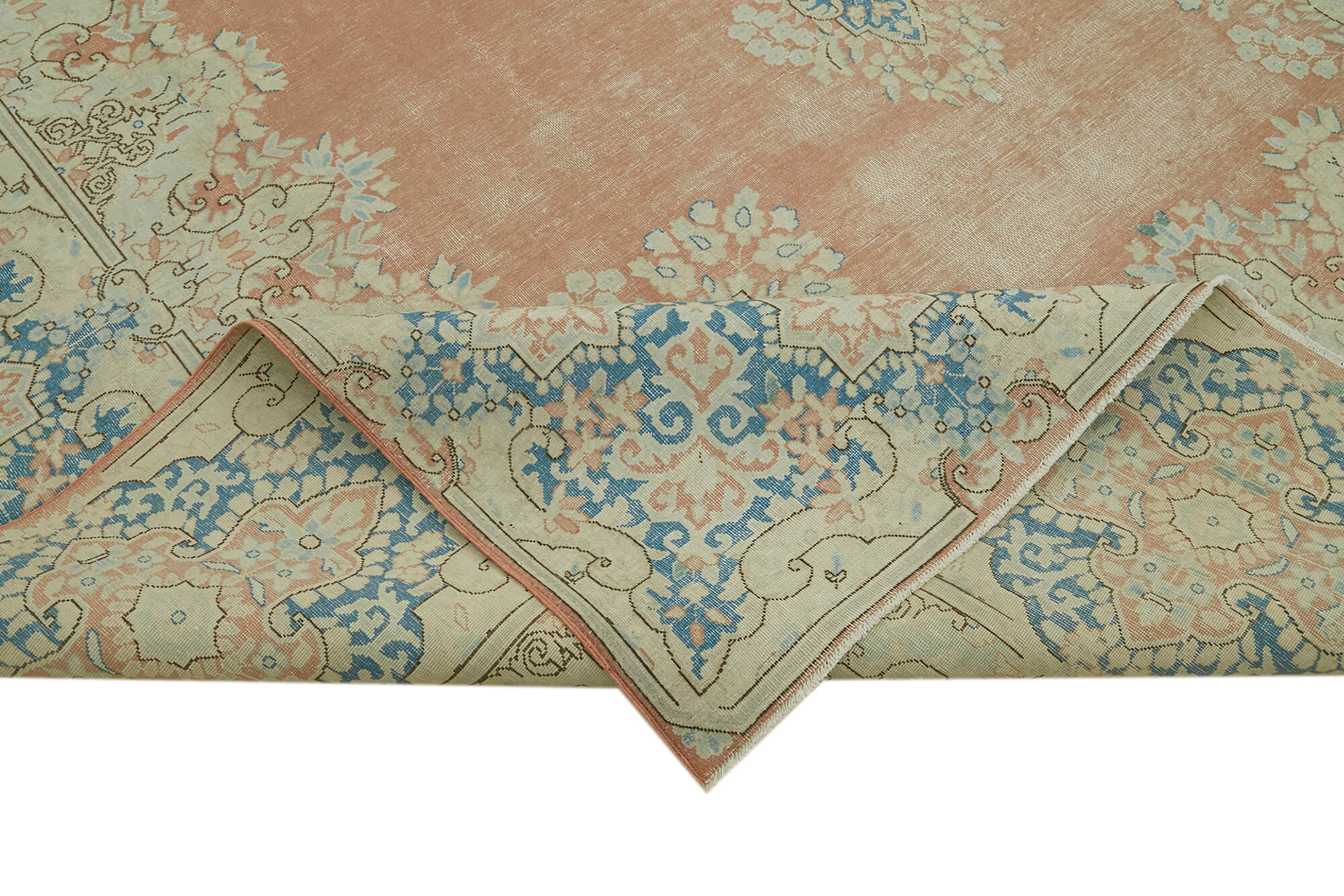 Handmade Oriental Contemporary 1980s 291 cm x 414 cm Beige Wool Carpet