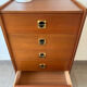 Vintage teak chest of drawers/commode