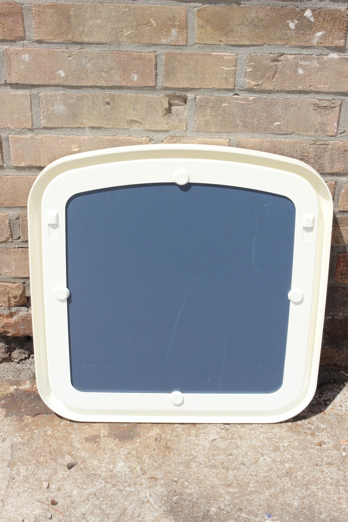 Space Age plastic mirror, Germany 1970s 59x56cm