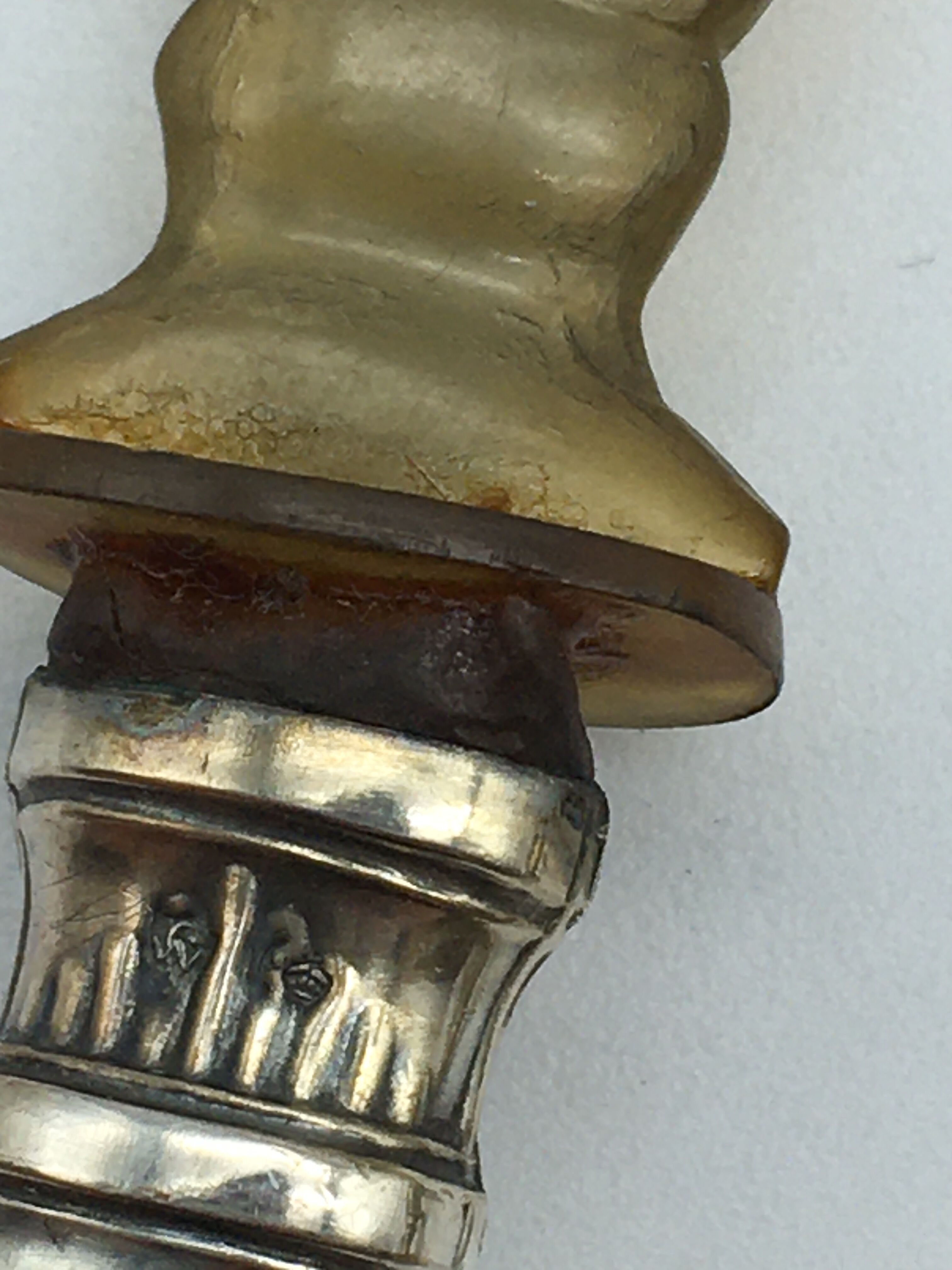 Box of filled silver salad cutlery