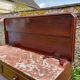 Console desserte acajou et marbre