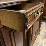 Sideboard stamped in louis xv style in walnut circa 1880