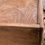 Carved solid Padouk chest of drawers 1950