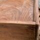 Carved solid Padouk chest of drawers 1950