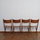Set of 4 folding chairs in wood 70