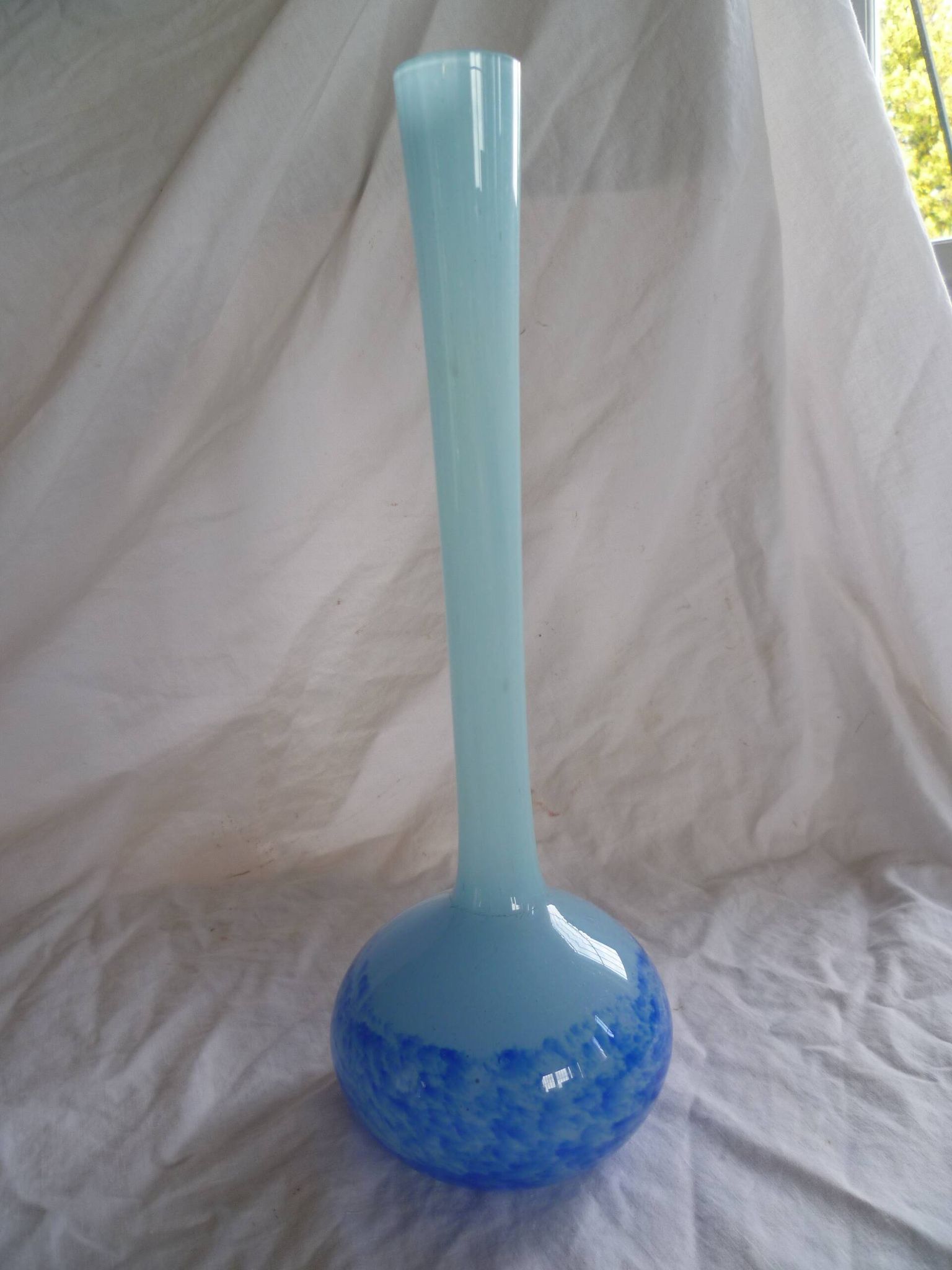 Vase soliflore en pâte de verre de Murano