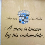 Cadillac screen-printed mirror