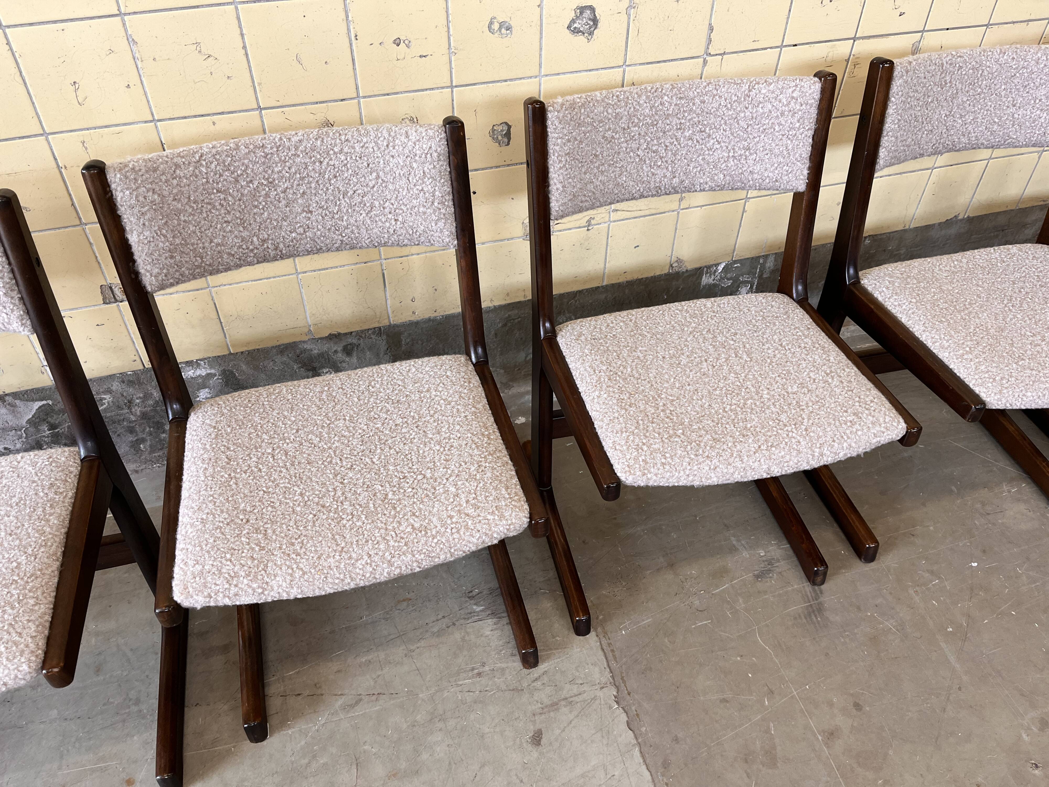 Ensemble de six chaises cantilever par Farstrup
