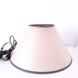 Black wood table lamp