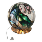 lampe de table Murano Space Age années 70 Atr. Toni Zuccheri Veart milieu d