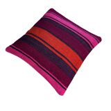 Housse de coussin en kilim turc vintage, 40 x 40 cm