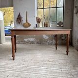 Turned leg cherry table 160cm
