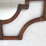 Bamboo mirror 93x66 cm vintage