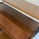 Freestanding wall unit with desk