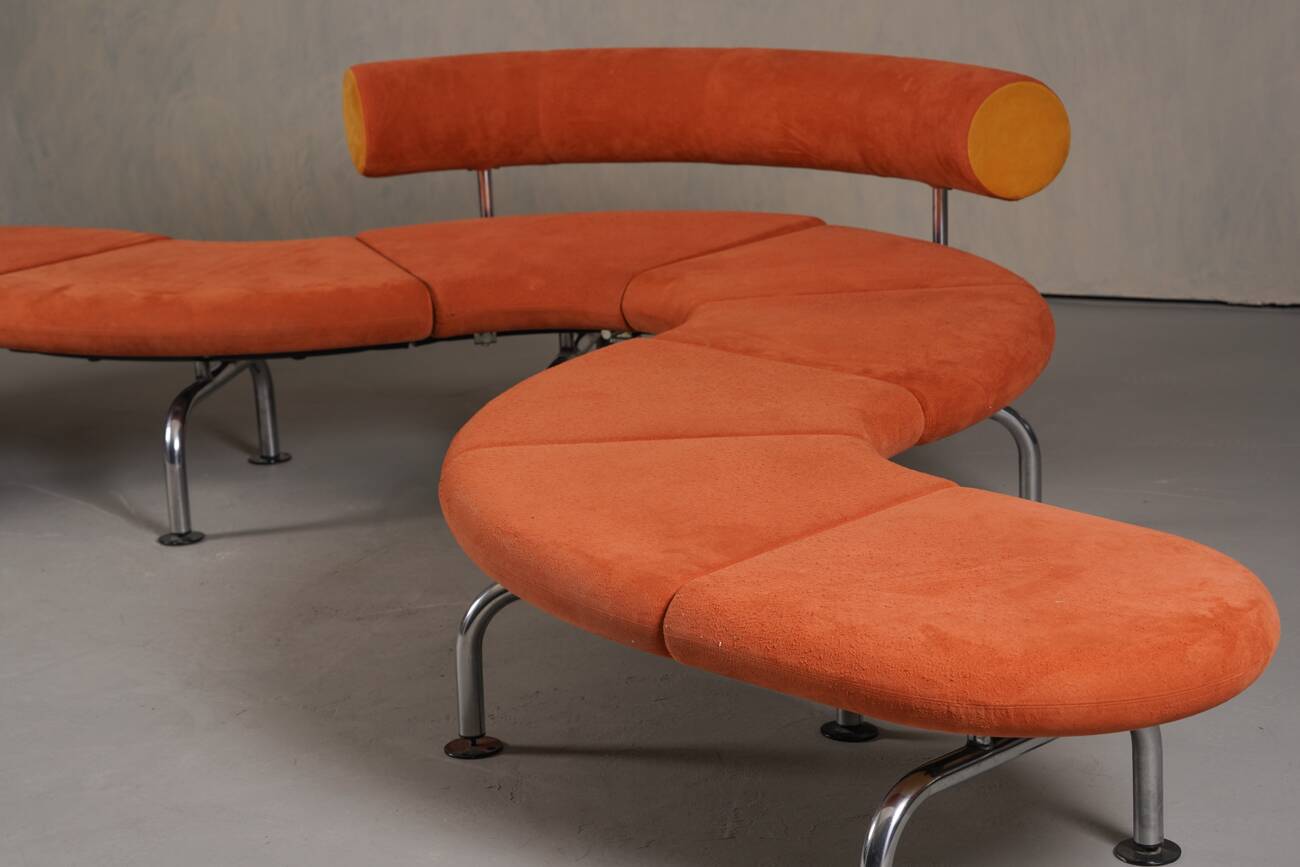 Vintage Pipeline Sofa by Erik Jorgensen, Denmark 1980s