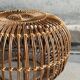 Wicker ottoman/pouf  Lobster Pot by Franc Albini