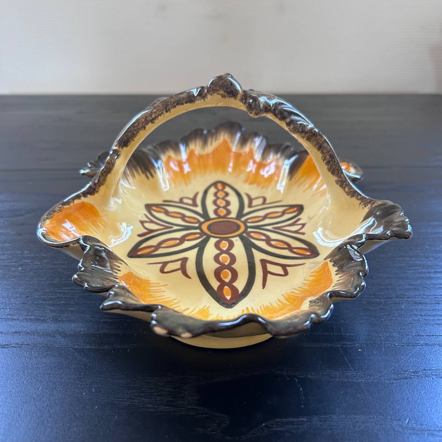 Dish signed HB Quimper