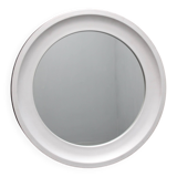 Miroir rond en aluminium, Italie années 1970