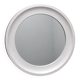 1970s Italian Round Aluminium Mirror