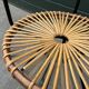 Vintage rattan chair Rohe Noordwolde Netherlands 1960s design