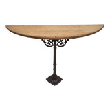 Cast iron foot console 1900 Art Nouveau