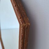 Vintage octagon mirror
