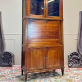 Louis XVI Mahogany Guillotine Secretary, 18th Century