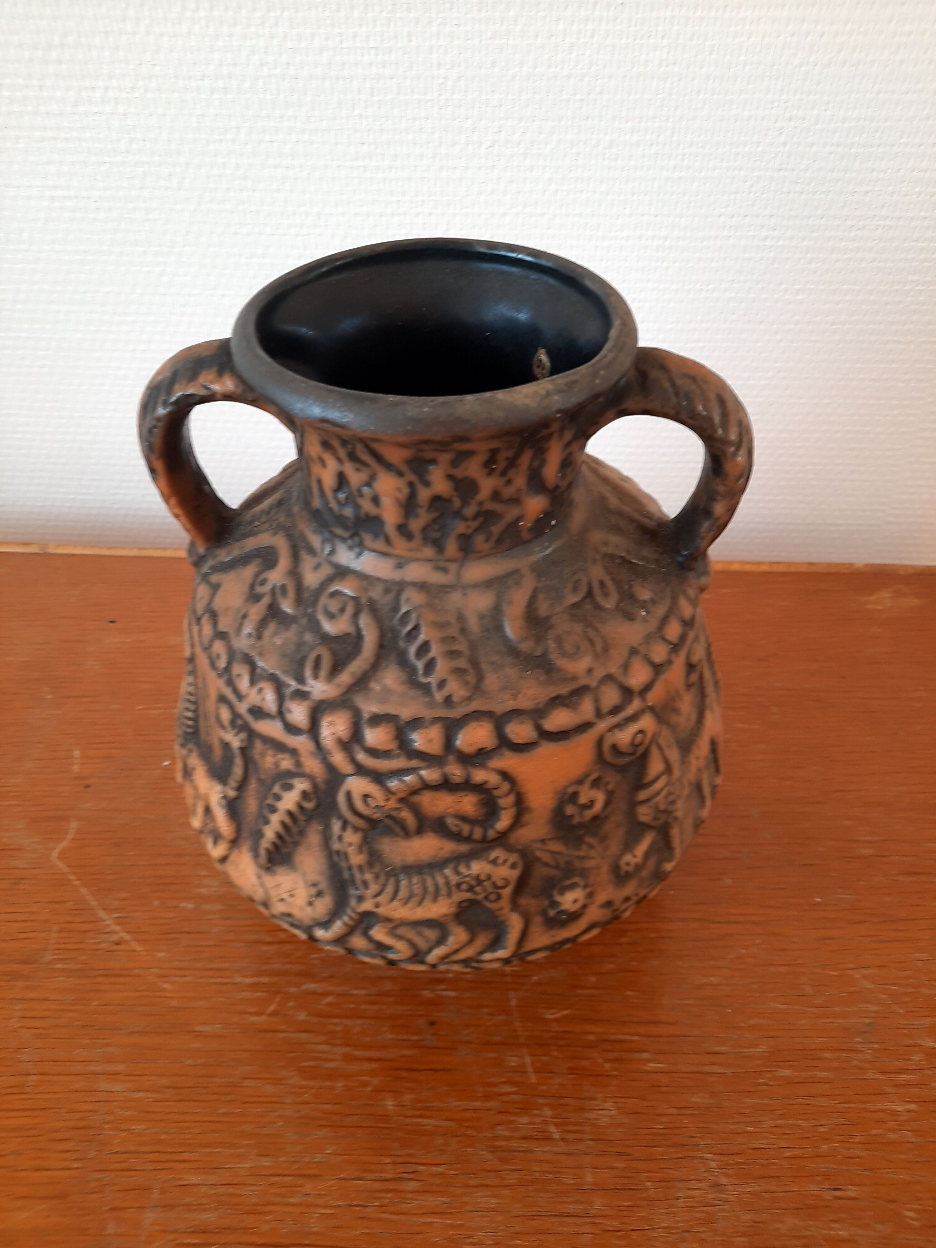 Ear vase by jasba keramik 60s