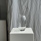 Vase transparent en verre H22