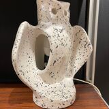 Ceramic owl lamp 1980