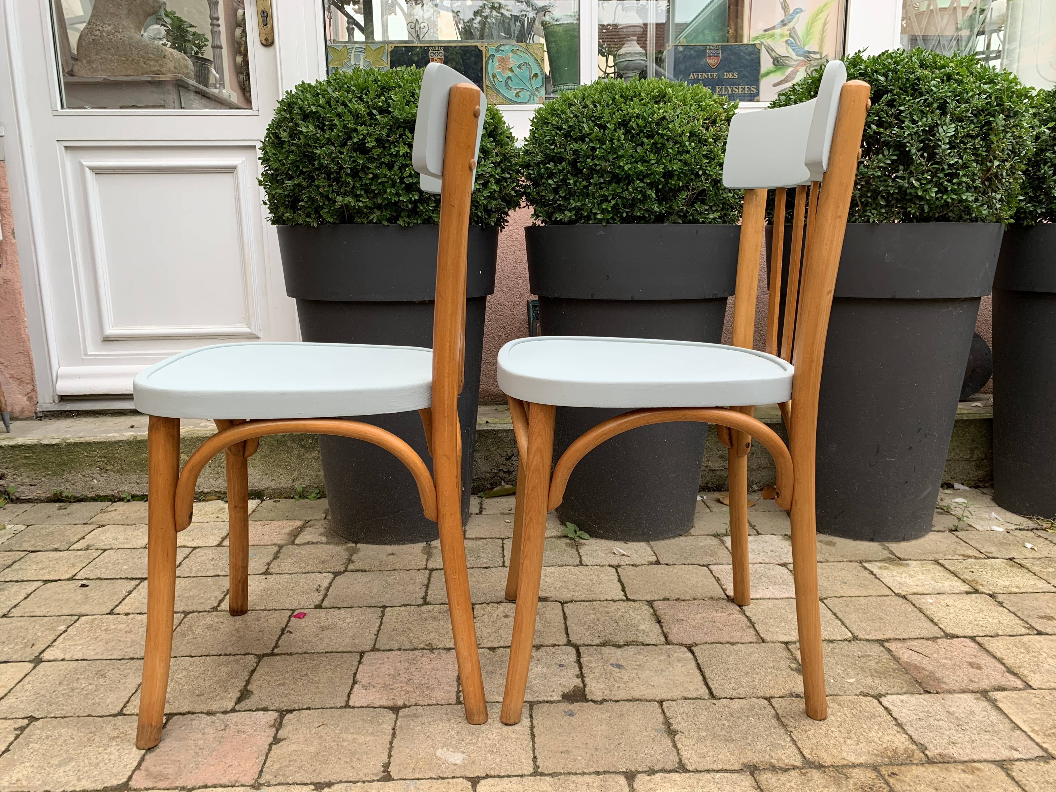 Pair of bistro chairs