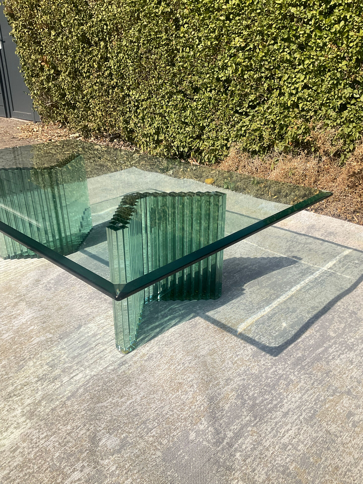 Table basse Luigi Massoni des années 80