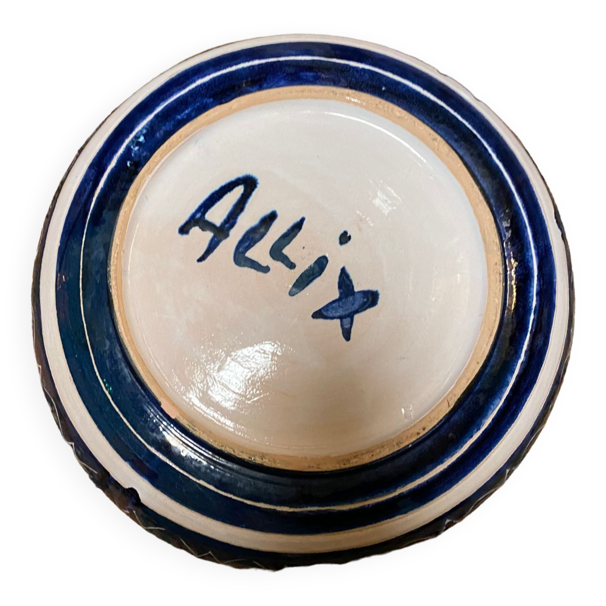 Ceramic dish Allix Picault Vallauris